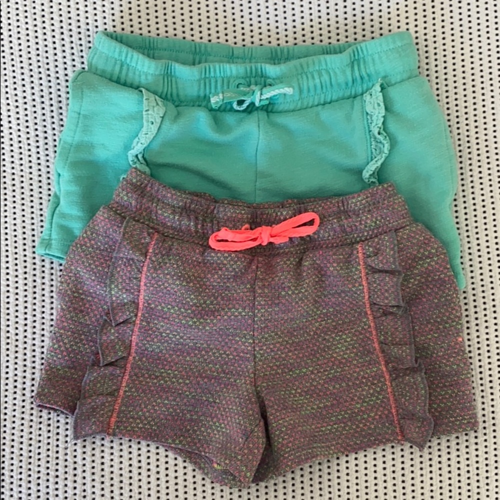 Girls cotton lounge shorts